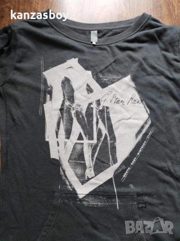 g-star lana r-neck sw wmn roll up sl - страхотна дамска туника КАТО НОВА М, снимка 3 - Блузи с дълъг ръкав и пуловери - 53451907