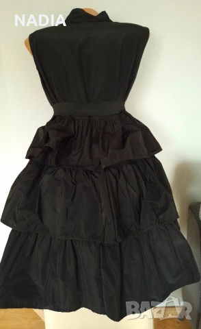 Черна рокля на Stela , снимка 3 - Рокли - 52580024