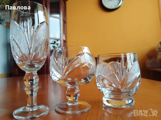 Кристални чаши серия Рамона 