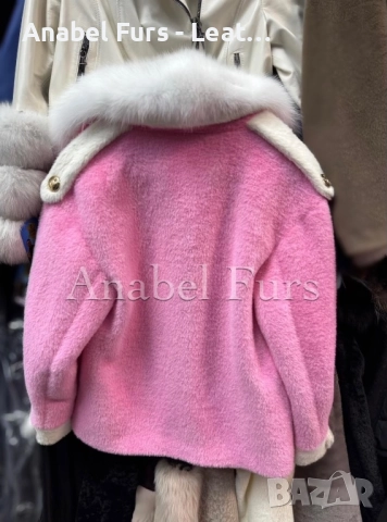 Дамски палта с естествен косъм, снимка 11 - Палта, манта - 52621323