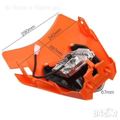 Маска с фар KTM EXC/XC-W EXCF - 07-20 Година ЛЕД LED маска за KTM, снимка 3 - Части - 54040726