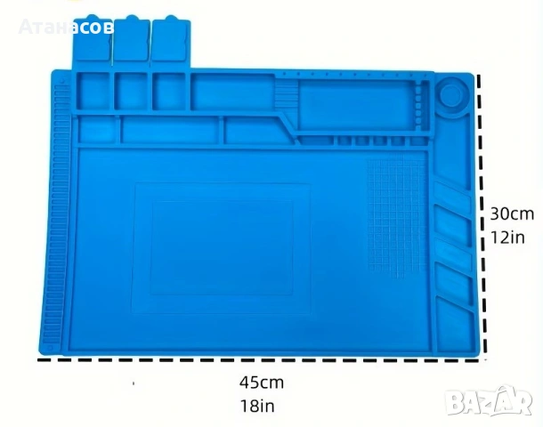 Термоустойчива силиконова подложка за ремонт на електроника - 12€  / 23лв.         , снимка 2 - Ремонт на телефони - 54230896