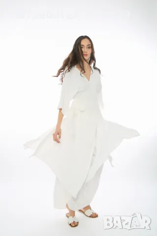 Дамски Летен Сет в Бяло - Molly, снимка 5 - Туники - 49724026