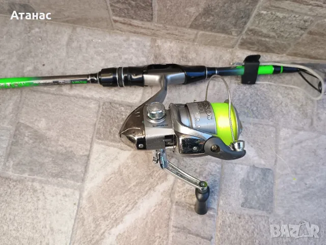 Спининг комплект Smart Telespin 3-15g + Shimano Aernos 2500, снимка 7 - Въдици - 48767771