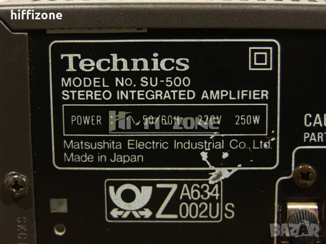 Усилвател   Technics su-500 , снимка 9 - Ресийвъри, усилватели, смесителни пултове - 53694315