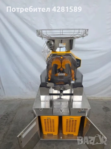 Автоматична сокоизтисквачка/ фреш машина Zumex Speed S + All-in-one, снимка 7 - Други машини и части - 53654973