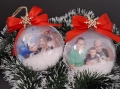 Коледни топки със снимка. , снимка 3