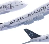 Boeing 747 самолет модел макет Star Alliance Thai полети самолети пътнически, снимка 4