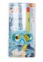Детски комплект Морска маска & Шнорхел за плуване Тюркоазен Светъл Пролет 6-12 години, снимка 2