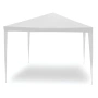 Градинска шатра тип „павилион“, 3x3м, Водоустойчива, Прахово боядисана стоманена рамка, Сива, снимка 11