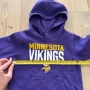 Детски суитшърт с качулка NFL Minnesota Vikings размер 2 г, снимка 7