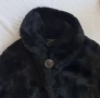 Дамско дебело черно палто, снимка 2