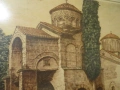 Картина графика "Бачковски манастир" В. Исаев 1998 г, снимка 3