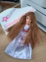 кукла с дълга гъста коса и пиано , снимка 2