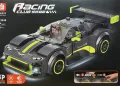 Състезателна кола, Racing Pull Back Car, със светещи фарове и звукови ефекти, снимка 1