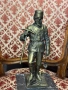 стара бронзова старуетка турски минъор, снимка 3