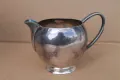 Английска сребърна кана за мляко, снимка 1