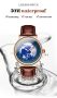 LIGE Relogio Masculino моден кварцов часовниk модел 2024,водоусточив,кожена каишка,уникален дизайн, снимка 4
