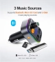 Bluetooth трансмитер за кола с 2 USB и 1 USB type-c, снимка 1