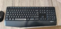 Клавиатура и мишка Logitech MK345, безжични, оптична, черни, пиано лак, снимка 1