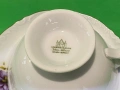 Винтидж порцеланова чаша с чинийка Vohenstrauss Johann Seltmann Bavaria Germany., снимка 10