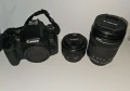 Canon EOS 760D + 18-135mm + 50mm + аксесоари, снимка 1