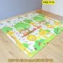 Сгъваемо детско килимче за игра, топлоизолиращо 180x200x1cm - Жираф и Писта с Влакчета - КОД 4133, снимка 13