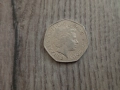 Монета 2005 Великобритания 50 pence 50p (Johnson's Dictionary) - Elizabeth II, снимка 3