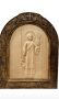 Икона Дърворезба Никола Чудотворец, св.Мина, Александър Невский, Лука, снимка 5