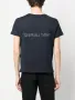 SAINT LAURENT Navy Blue Reverse Logo Print Мъжка Тениска size M, снимка 3