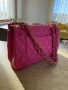 Розова капитонирана чанта, снимка 4