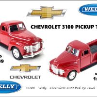 Chevrolet 3100 Pickup 1953 Welly 43708, снимка 1 - Колекции - 45335241