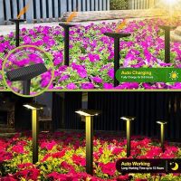 Lenlun Водоустойчиви градински соларни лампи с топли LED светлини, 6 броя, пейзажно осветление , снимка 6 - Соларни лампи - 45653129