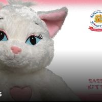 Плюшено коте Sassy Kityy Build a Bear с 7 оригинални дрехи, снимка 6 - Плюшени играчки - 45434305