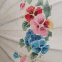 Стар дамски чадър 1900-1920г, снимка 10 - Други ценни предмети - 44970209