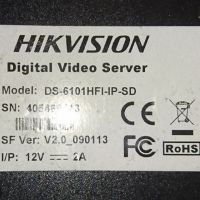 DVS Hikvision DS-6101 и DS-6701 DVR Видео сървър Хиквижън 1 канал / камера, снимка 2 - Други - 45513915