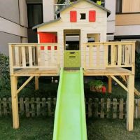 Детски дървени къщи, снимка 1 - Градински мебели, декорация  - 45192057