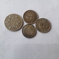 Стари сребърни монети Англия за колекция., снимка 1 - Нумизматика и бонистика - 45550835