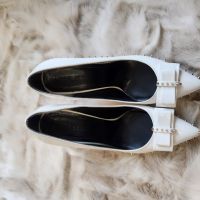Бели елегантни обувки , снимка 6 - Дамски обувки на ток - 45584838