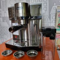 Кафемашина с ръкохватка DeLonghi EC860.M с кана за мляко Делонги, снимка 4 - Кафемашини - 45837018