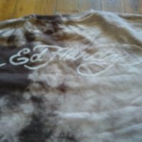 Ed Hardy ин и ян маркова тениска размер Л, снимка 5 - Тениски - 45252080