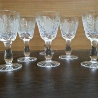 Кристални чаши , снимка 4 - Антикварни и старинни предмети - 45906459