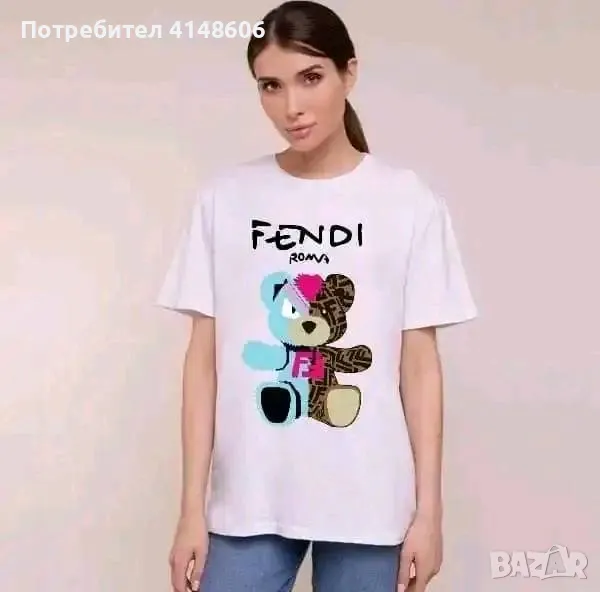 ✨Дамски тениски Fendi✨, снимка 1