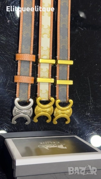 колани от естествена кожа в кутия celine, снимка 1