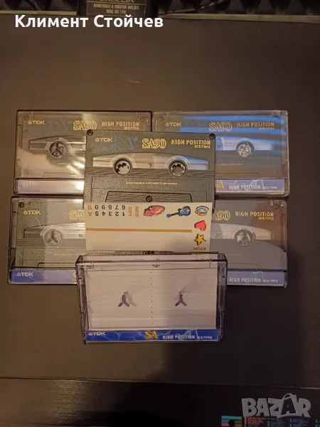 TDK SA 90 5лв. бр., снимка 1