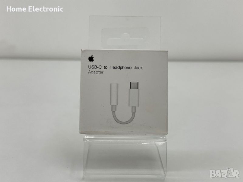 Apple USB-C адаптер 3.5мм жак за слушалки Aux, снимка 1