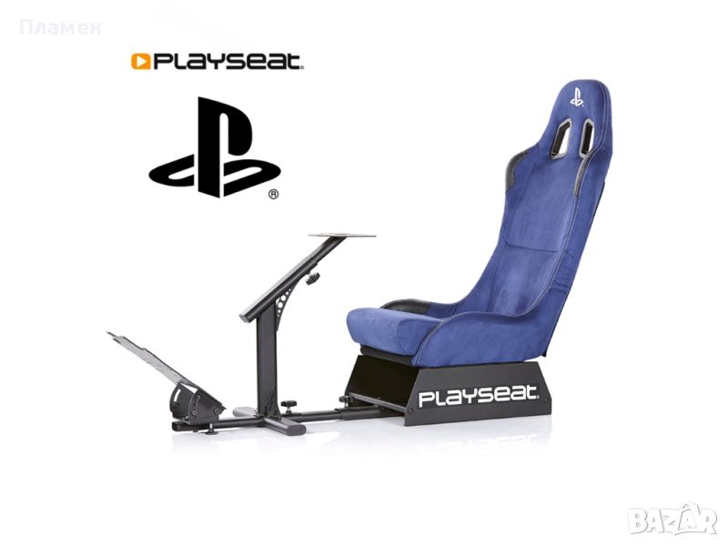 Геймърски стол Playseat Evolution син - САМО ЛИЧНО В ГР. СОФИЯ, снимка 1