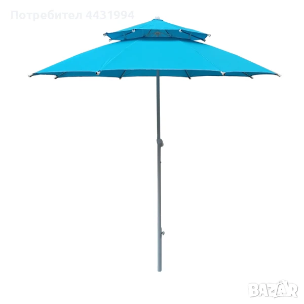 Градински чадър чадър Muhler U5060, 240cmx230cm, снимка 1