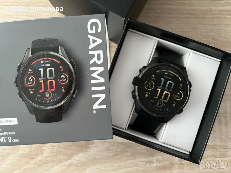 Garmin Fenix 8 - 43mm, гаранция, снимка 1