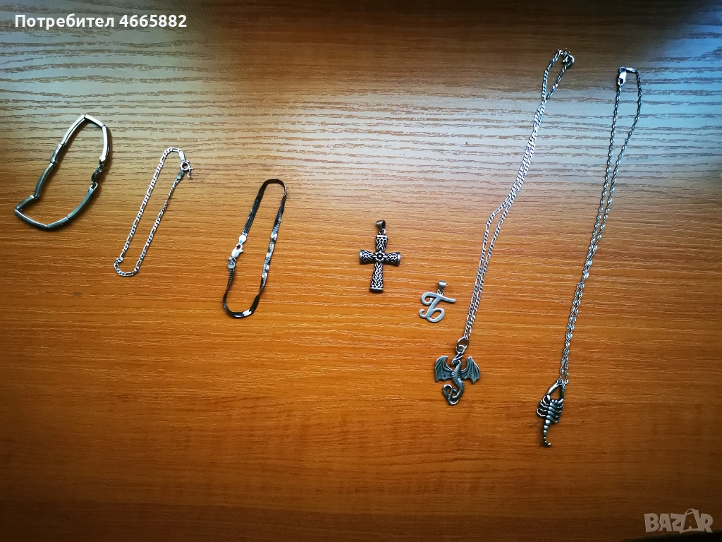 Сребърни гривни и синджири в добро състояние , снимка 1